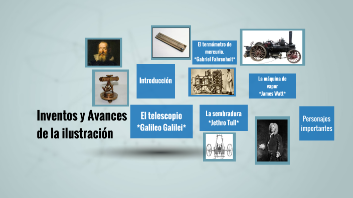 Los inventos y avances científicos de la ilustración. by