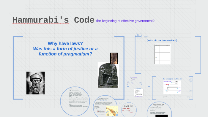 Hammurabi's Code by Eric Archer on Prezi