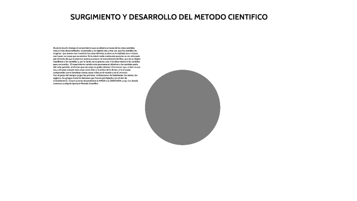 Surgimiento y desarrollo de metodo cientifico by yadira velasquez on Prezi