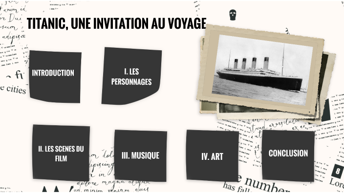 titanic invitation au voyage