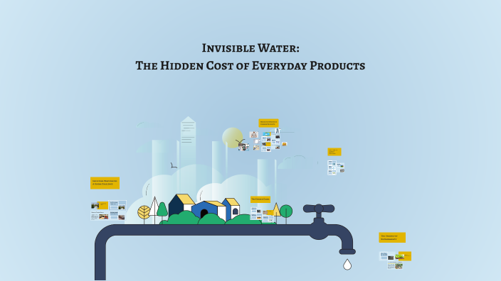 Invisible Water: The Hidden Cost of Everyday Products by Faten Ben Haj ...
