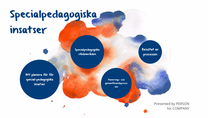 Specialpedagogiska insatser - kap 8 by G A on Prezi