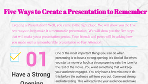 Five Ways to Create a Presentation to Remember by mark Baltagi on Prezi ...