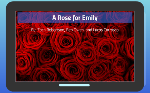 literary devices in a rose for emily