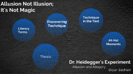 Dr Heidegger S Experiment Allusion And Allegory By Skylar Bachisin