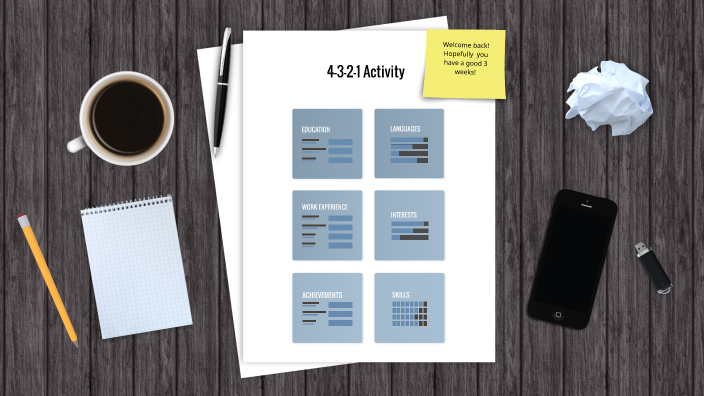 3 2 1 Activity Template
