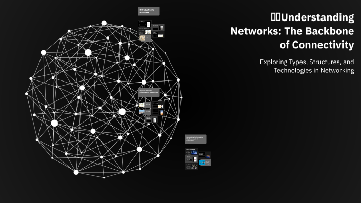 Backbone Conectivity Understanding Networks: The Backbone of Connectivity by Gz Zg on Prezi