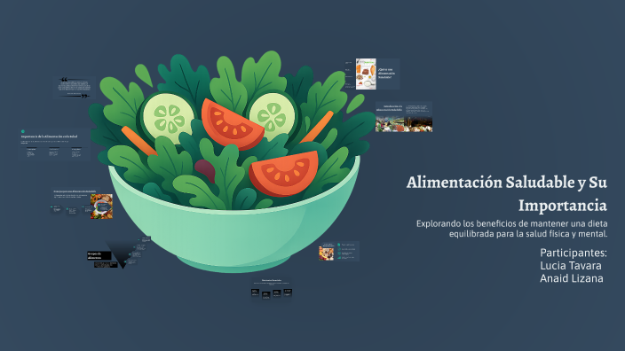 Alimentación Saludable y Su Importancia by Ale on Prezi