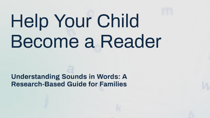 Help Your Child Become a Reader by Naglaa Elsayed on Prezi