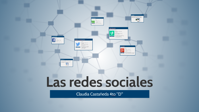 Las redes sociales by Claudia Castañeda on Prezi