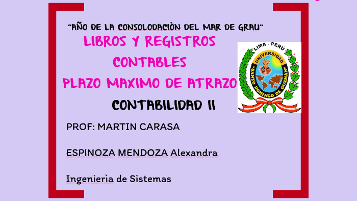 Libros Y Registros Contables By Alexandra Espinoza Mendoza 9933