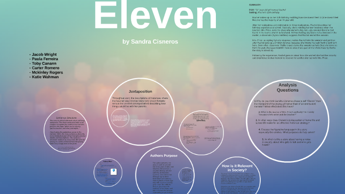 eleven by sandra cisneros analysis essay