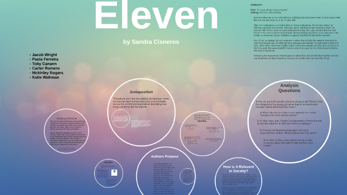 eleven by sandra cisneros theme