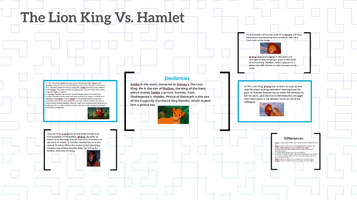 hamlet vs lion king essay