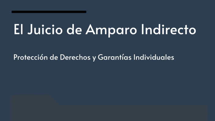 El Juicio de Amparo Indirecto by Diego Cortes Licona on Prezi