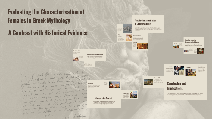 Evaluating the Characterisation of Females in Greek Mythology by ...