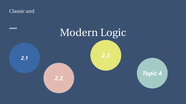 Classic and Modern Logic by Anna cecilia Sanchez rodriguez on Prezi