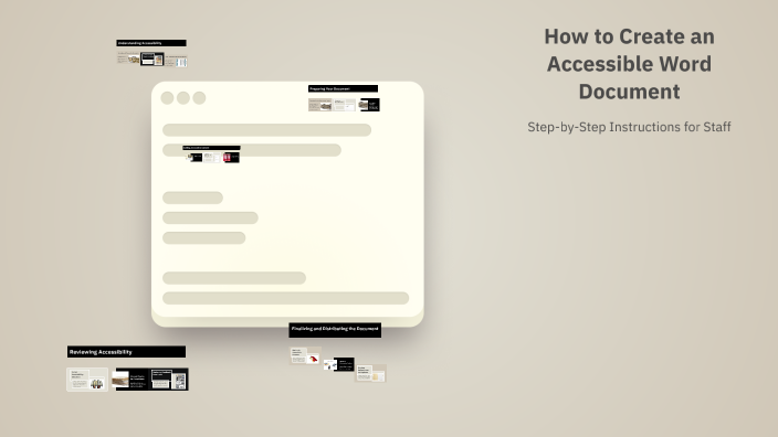 How to Create an Accessible Word Document by Erin Lindeboom on Prezi