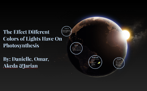 The Effect Different Colors of Lights Have On Photosynthesis by on Prezi