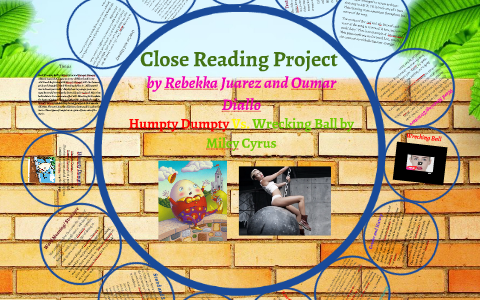 Close Reading Project by oumar diallo on Prezi