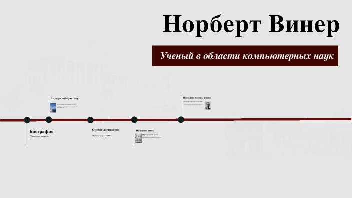 Норберт Винер by Настюшка PLAY on Prezi