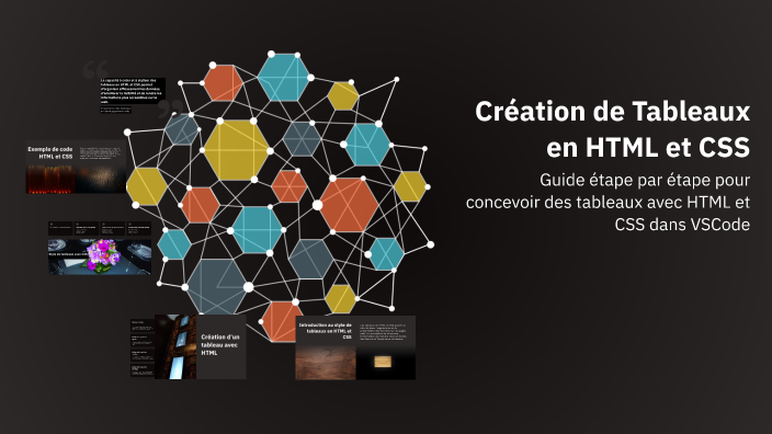 Création de Tableaux en HTML et CSS by MAHMOUD MASTAGRI on Prezi