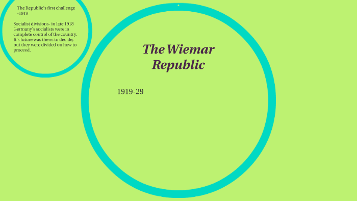 The weimar Republic- A level History by Lilly Watson on Prezi
