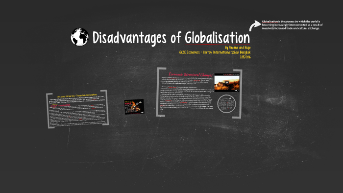 disadvantages of globalization in education