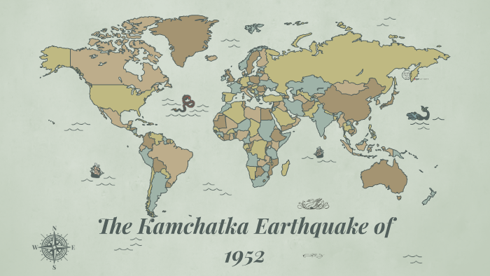 Where did the 1952 kamchatka earthquake happen