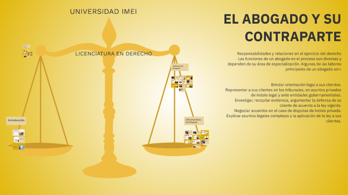 EL ABOGADO Y SU CONTRAPARTE by ALMA GARCIA on Prezi