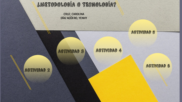 Metodología o Tecnología by Carolina Cruz on Prezi