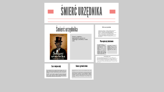 ŚMIERĆ URZĘDNIKA by Ola Ola on Prezi