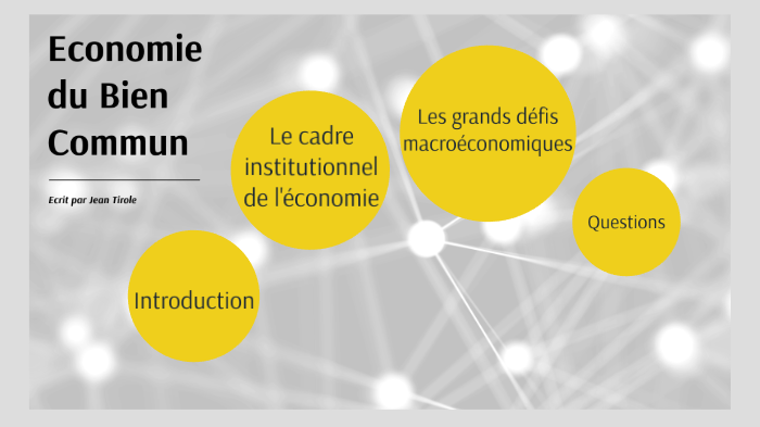 Economie du bien commun_Tirole by Amélie Bouillé on Prezi