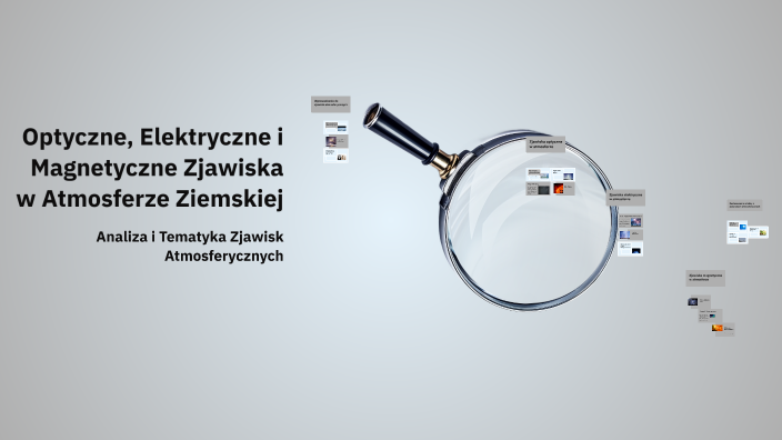 Sprawdzian Zjawiska Magnetyczne Klasa 3 Gimnazjum Optyczne, Elektryczne i Magnetyczne Zjawiska w Atmosferze Ziemskiej by