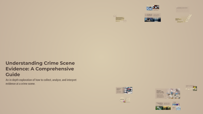 Understanding Crime Scene Evidence: A Comprehensive Guide by Jake ...