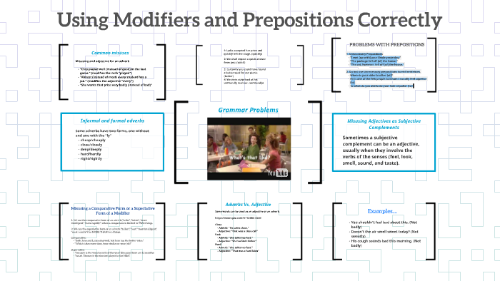 Using Modifiers and Prepositions Correctly by Hailey Larson on Prezi