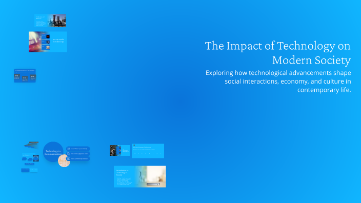 The Impact of Technology on Modern Society by Viridiana on Prezi