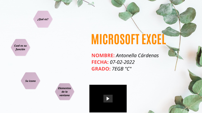 MICROSOFT EXCEL by Antonella Cárdenas on Prezi