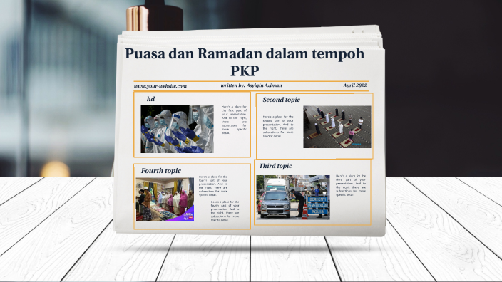 Puasa Dan Ramadan Dalam Tempoh Pkp By Asyiqin Aziman