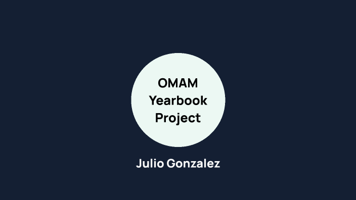 OMAM Yearbook Project by Julio Gonzalez on Prezi