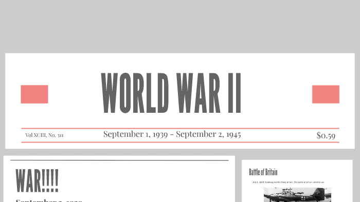 WORLD WAR II by Ellie Garcia on Prezi