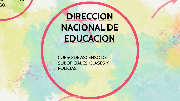 Direccion Nacional De Educacion By Oscar Tapia