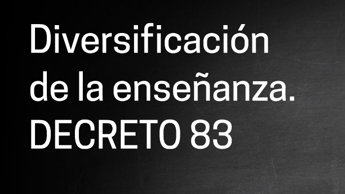 Decreto 83 By Carlos Donoso On Prezi