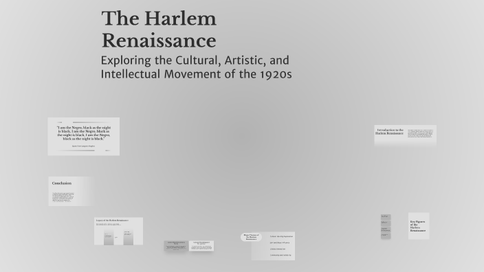 The Harlem Renaissance by Linus Aalgaard on Prezi