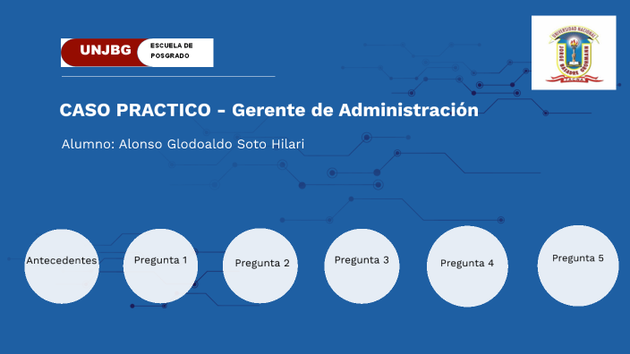 CASO PRACTICO - Gerente de Administración by Alonso Soto on Prezi