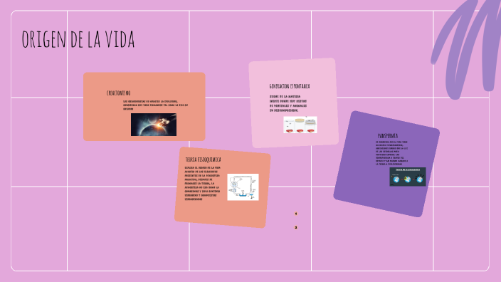 origen de la vida by luisa botero on Prezi