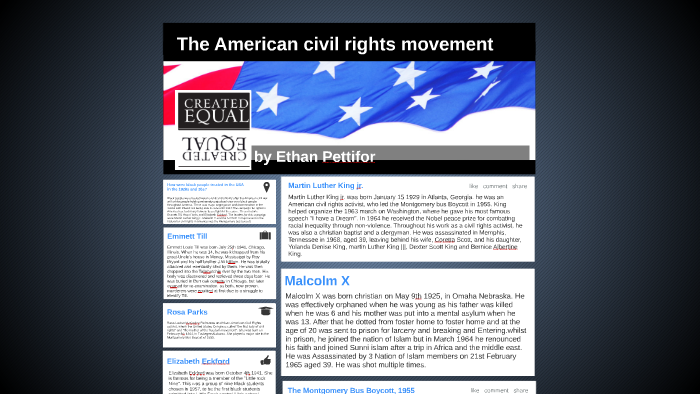 The American civil rights movement by Ethan P on Prezi