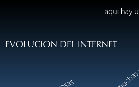 EVOLUCION DEL INTERNET by yaritza pedraza arias on Prezi