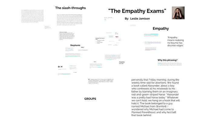 the empathy exams essays