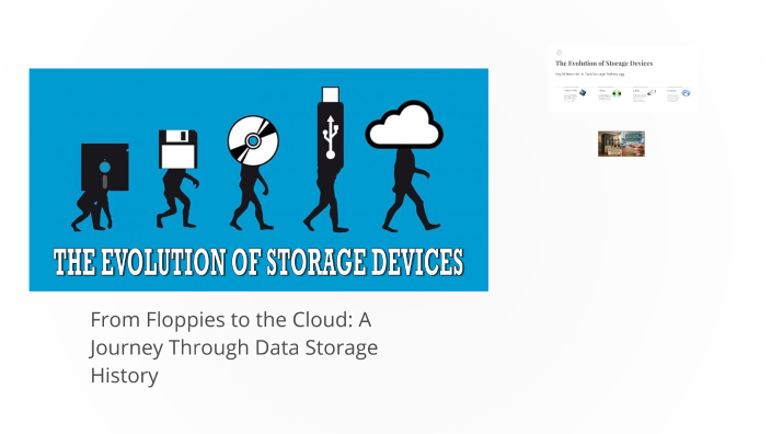 The Evolution of Storage Devices (Product History) by Ángel Palacios on ...
